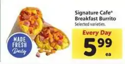 Safeway Signature Cafe Breakfast Burrito offer
