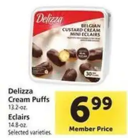Safeway Delizza Cream Puffs offer