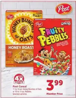 Safeway Post Cereal offer