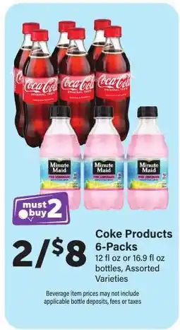Save a Lot Coke Products 6-Packs offer