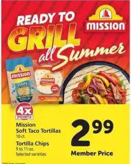 Safeway Mission Soft Taco Tortillas offer