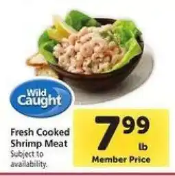 Safeway Fresh Cooked Shrimp Meat offer