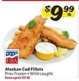 Winn Dixie Alaskan Cod Fillets offer