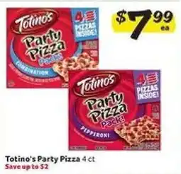 Winn Dixie Totino's Party Pizza offer
