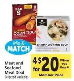Safeway Meat and Seafood Meal Deal offer