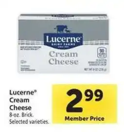 Safeway Lucerne Cream Cheese offer