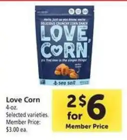 Safeway Love Corn offer