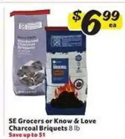 Winn Dixie SE Grocers or Know & Love Charcoal Briquets offer