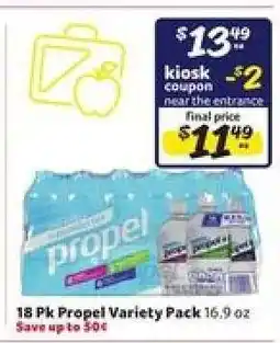 Winn Dixie 18 Pk Propel Variety Pack offer