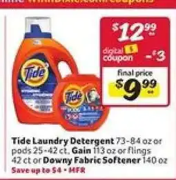 Winn Dixie Tide Laundry Detergent offer