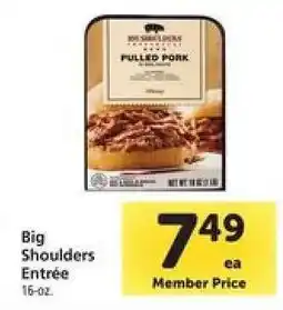 Safeway Big Shoulders Entrée offer