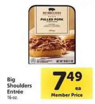 Safeway Big Shoulders Entrée offer