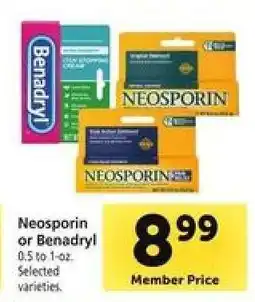 Safeway Neosporin or Benadryl offer