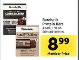 Safeway Barebells protein bars offer