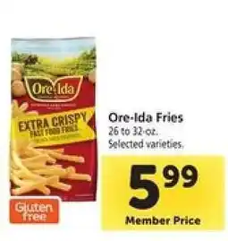 Safeway Ore-Ida Fries offer