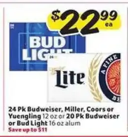Winn Dixie Budweiser, Miller, Coors or Yuengling offer