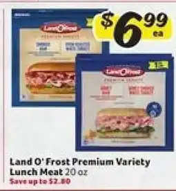 Winn Dixie Land O' Frost Premium Variety Lunch Meat offer