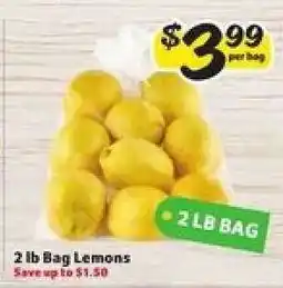 Winn Dixie 2 lb Bag Lemons offer