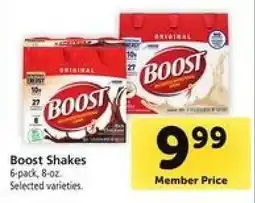 Safeway Boost Shakes offer