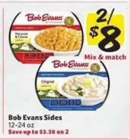 Winn Dixie Bob Evans Sides offer
