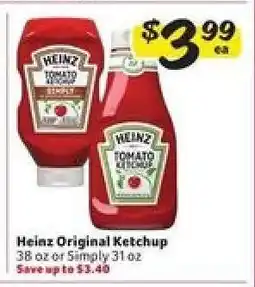 Winn Dixie Heinz Original Ketchup offer