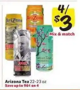 Winn Dixie Arizona Tea offer