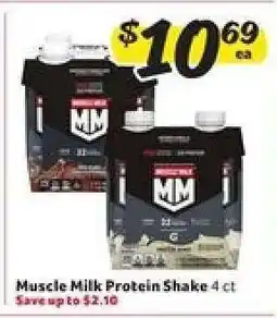 Winn Dixie Muscle Milk Protein Shake 4 ct offer