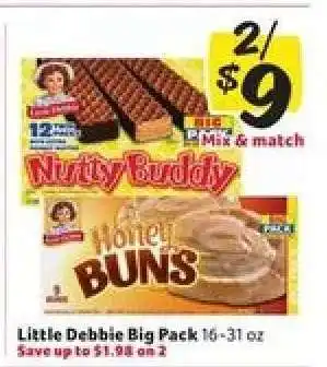 Winn Dixie Little Debbie Big Pack offer