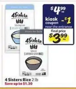 Winn Dixie 4 Sisters Rice offer