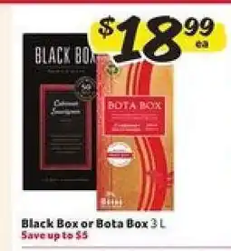 Winn Dixie Black Box or Bota Box 3L offer