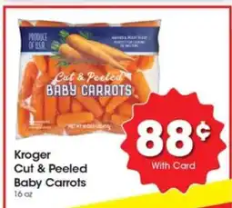 Kroger Kroger Cut & Peeled Baby Carrots offer