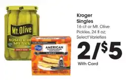 Kroger Kroger Singles offer