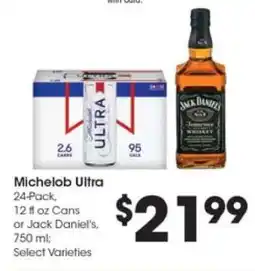 Kroger Michelob Ultra or Jack Daniel's offer
