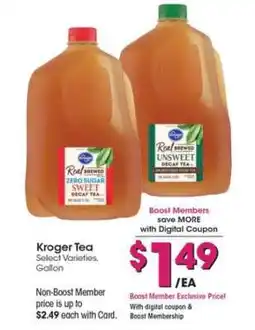 Kroger Kroger Tea offer