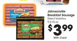 Kroger Johnsonville Breakfast Sausage offer