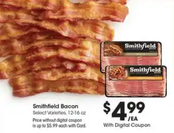 Kroger Smithfield Bacon offer