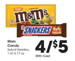 Kroger Mars Candy offer