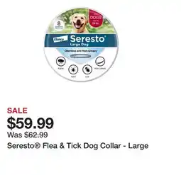 Petsmart Seresto Flea & Tick Dog Collar - Large offer