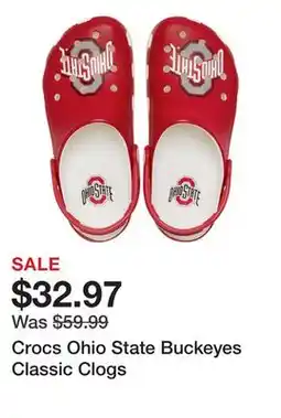 Dick's Sporting Goods Crocs Ohio State Buckeyes Classic Clogs offer