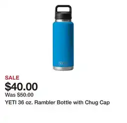 Dick's Sporting Goods YETI 36 oz. Rambler Bottle with Chug Cap offer