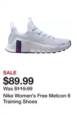 Dick's Sporting Goods Nike Women's Free Metcon 6 Training Shoes offer
