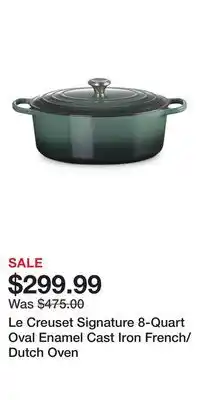 Nordstrom Le Creuset Signature 8-Quart Oval Enamel Cast Iron French/Dutch Oven offer