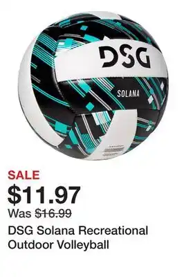 Dick's Sporting Goods DSG Solana Recreational Outdoor Volleyball offer