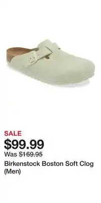 Nordstrom Birkenstock Boston Soft Clog (Men) offer