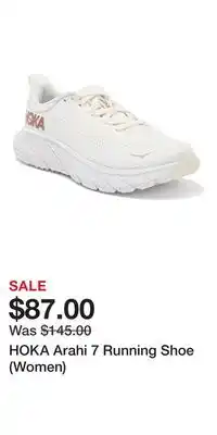 Nordstrom HOKA Arahi 7 Running Shoe (Women) offer