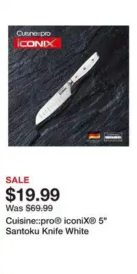 Nordstrom Cuisine::pro iconiX 5 Santoku Knife White offer