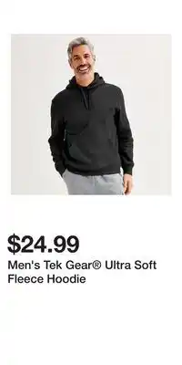 Kohl's Men's Tek Gear Ultra Soft Fleece Hoodie offer