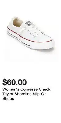 Kohl's Women's Converse Chuck Taylor Shoreline Slip-On Shoes offer