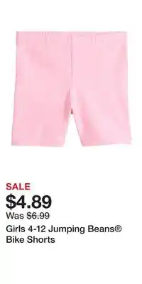 Kohl's Girls 4-12 Jumping Beans Bike Shorts offer