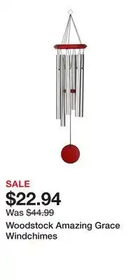 Kohl's Woodstock Amazing Grace Windchimes offer